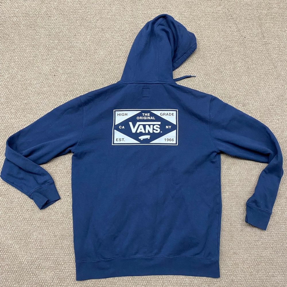 Vans Navy hoodie size Large